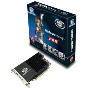 供应蓝宝石 HD5450 白金版 共享1G D3 